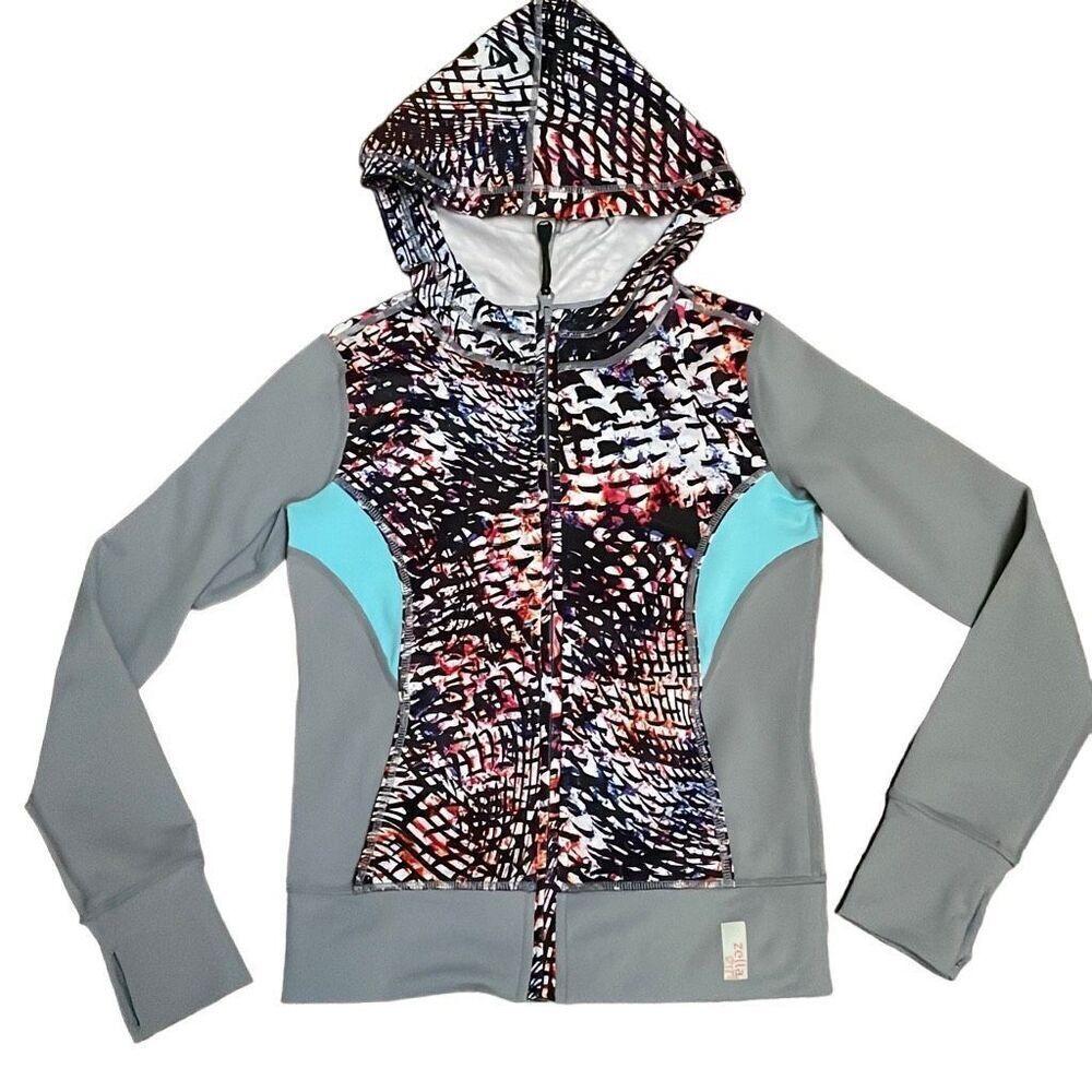 Nearly New Zella (Nordstrom) Girl Full Zip Hoodie Jacket - M (8-10)